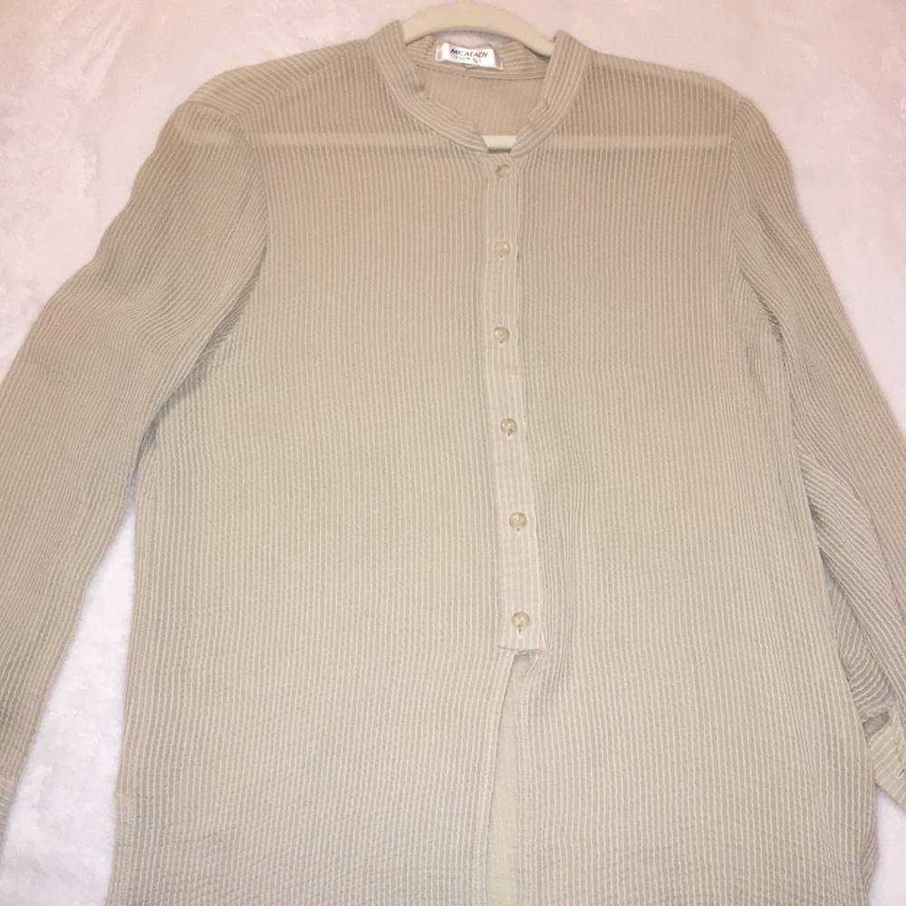 Vintage Striped Button Down Shirt